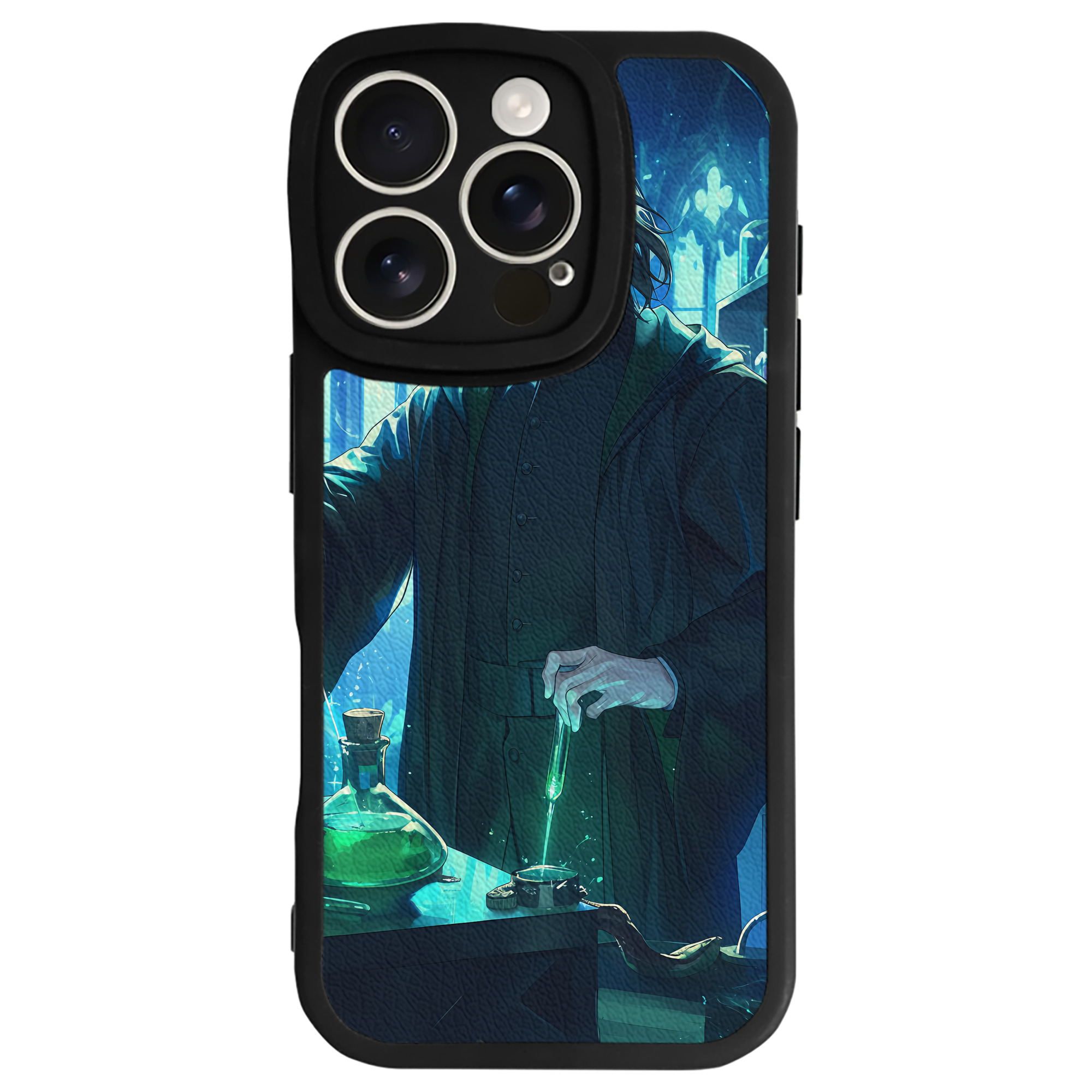 （画像用） Harry Potter ハリー・ポッターシリーズ 【iPhone 16シリーズ対応】シリコンスマホケース（レザー調） 材質：シリコン